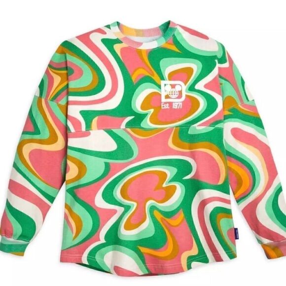 WDW SWIRL Minnie EARS & Spirit Jersey Adults Walt Disney World NWT - Picture 4 of 5